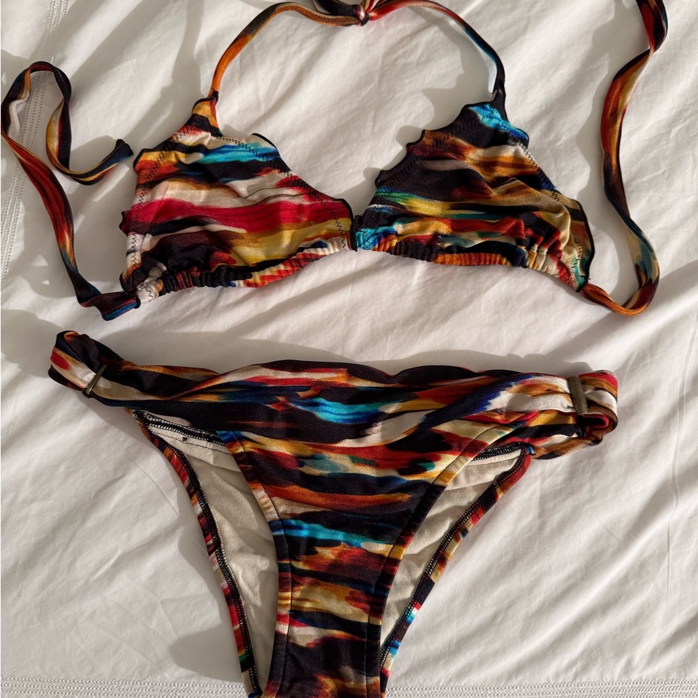 Multicolor Bikini Set
